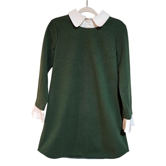 Tuckernuck Women Mini Dress Green Med Preppy core Monochrome Contemporary - Picture 3 of 16